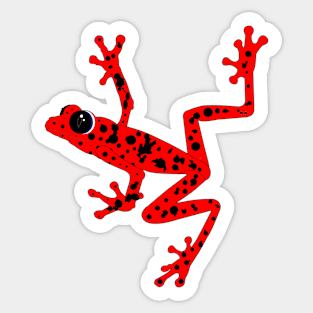 Red Poison Frog Sticker